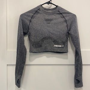 Gymshark long sleeve crop top